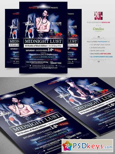 Midnight Lust Flyer Poster 430056