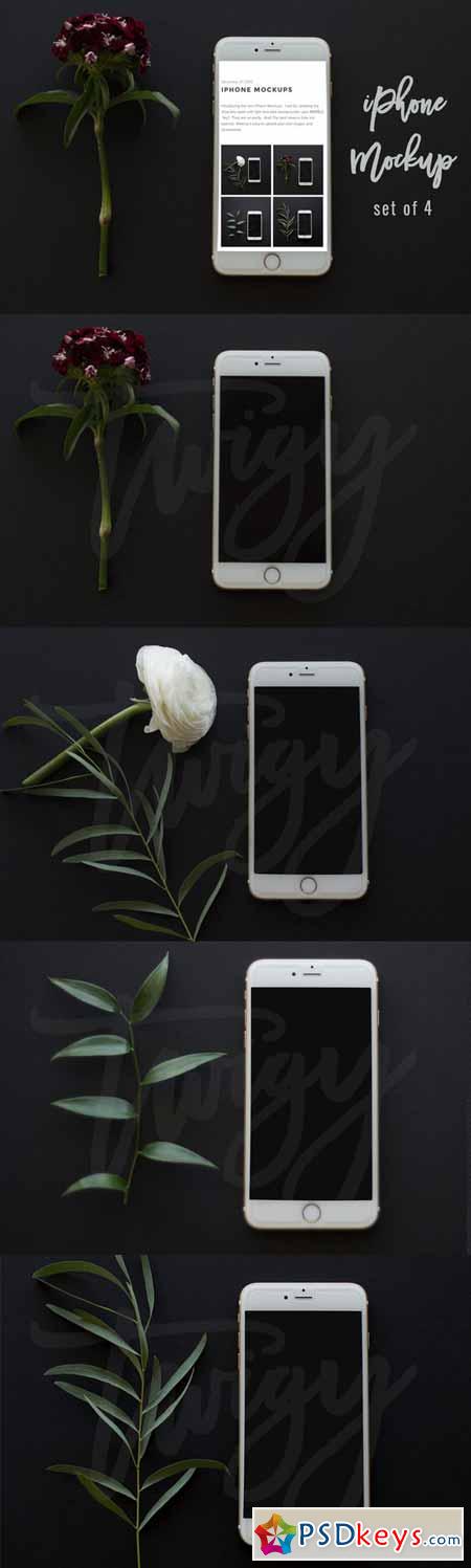 iPhone Mockup Square Format 477817