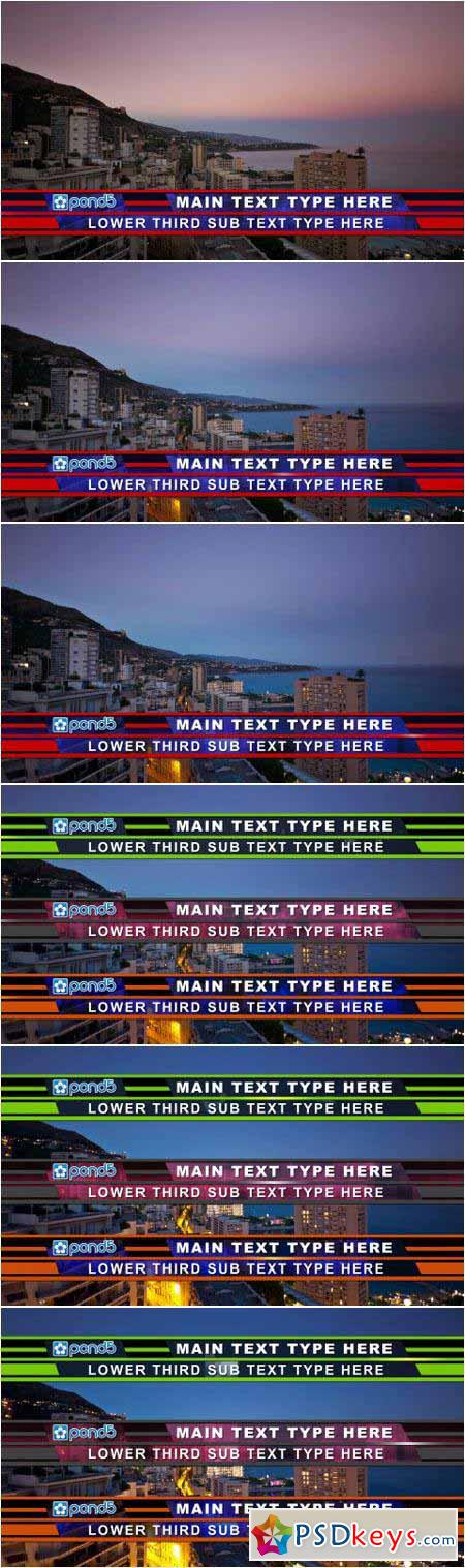 Trasperant Line Lower Third 58467666 - After Effects Projects