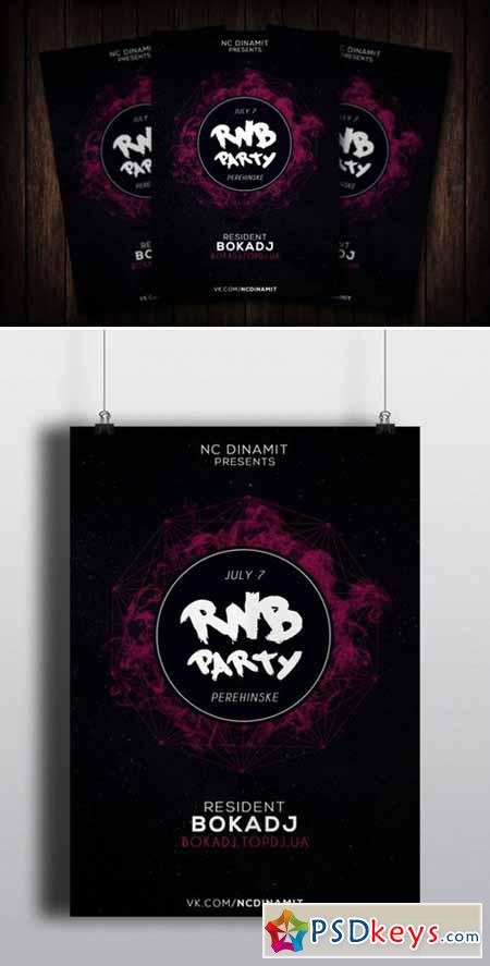 RNB Party Flyer 474017