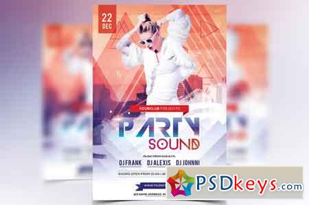 Party Sound - PSD Flyer 478914
