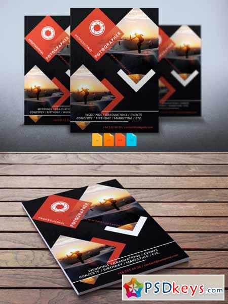 Flyer Photography 465582 » Free Download Photoshop Vector Stock image ...
