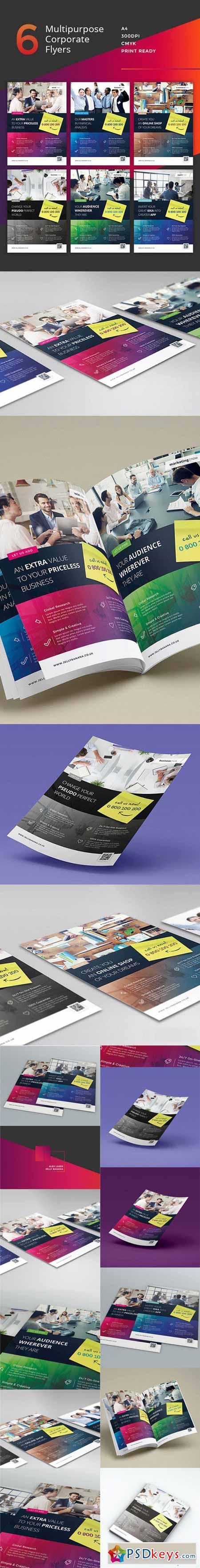 6 Multipurpose Business Flyers, Ads 476821