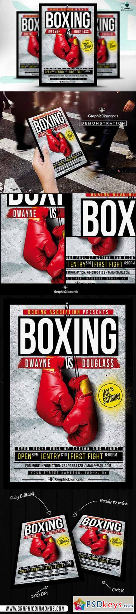 Boxing Flyer Template 475981