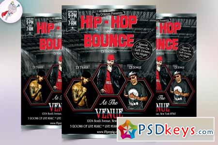 Hip Hop Music Flyer Template 472474