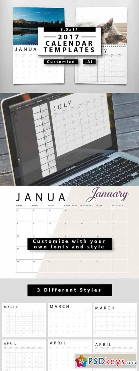 2017 Calendar Templates 476750