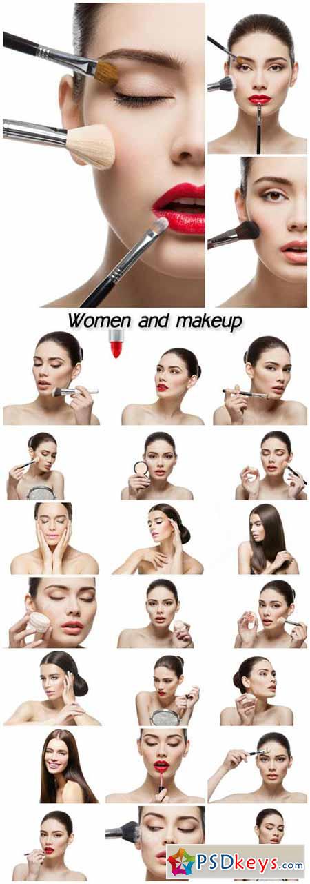 Women and makeup