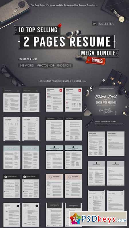 Top Selling Resume Mega Bundle 474387