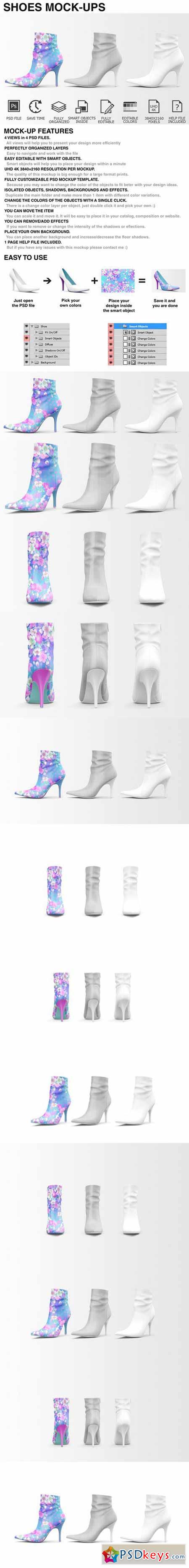 Shoes Mockup - Woman Shoes Mockups 483292