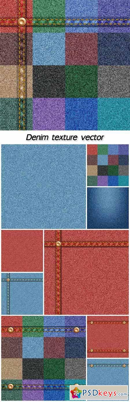 Denim texture vector
