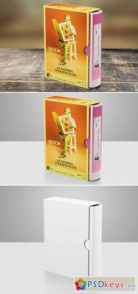 Photorealistic Book Mockup + Box 1 415687