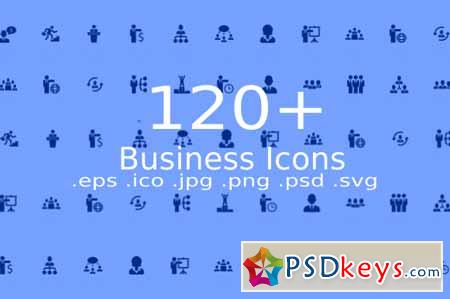 120+ Business Icons 410610