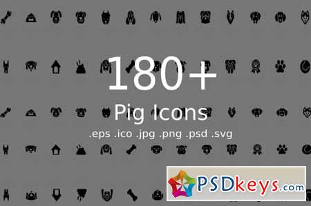 180+ Pig Icons 410601