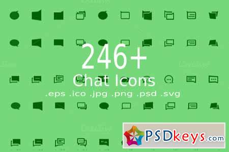 246+ Chat Icons 410643
