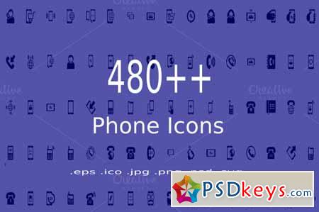 480++ Phone Icons 409967