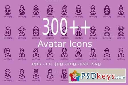 300++ Avatar Icons 410032