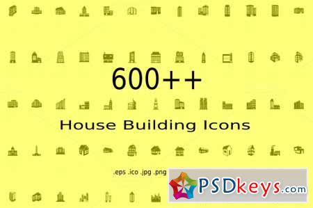 600++ House Building Icons 409956