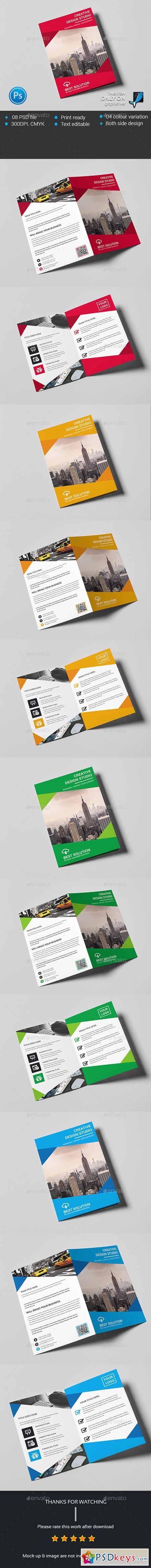 Corporate Business Bi-fold Brochure 13948978