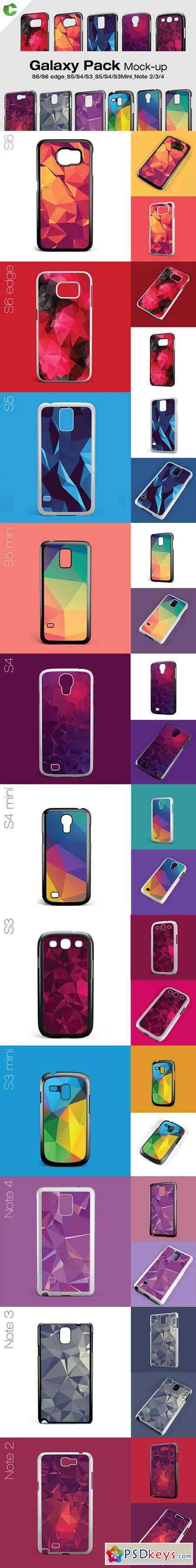 Galaxy Pack Case Mock-Up 490645
