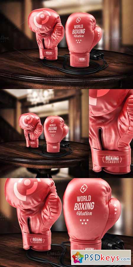 Boxing Gloves - Mockup 490105