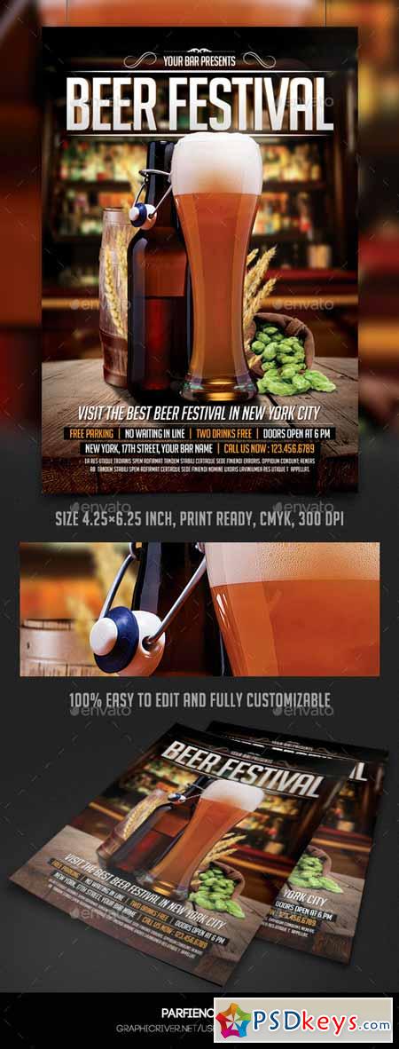 Beer Festival Flyer Template 9377676