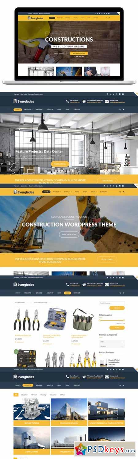 Construction WordPress Theme 413161