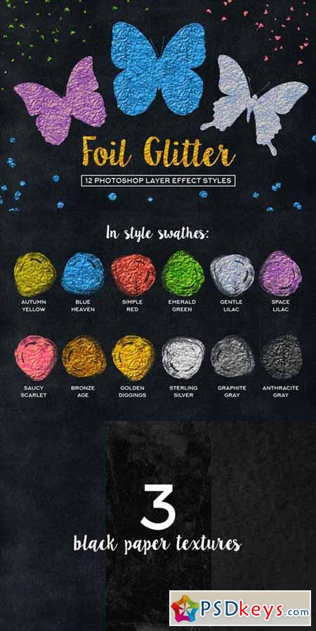 Foil Glitter Palette For Photoshop 367811