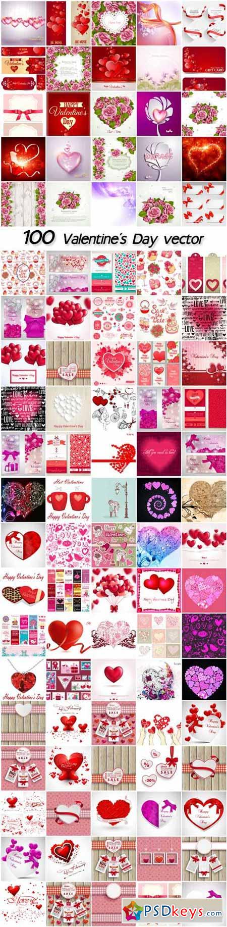 Valentine's Day, vector backgrounds romantic, hearts, cupids