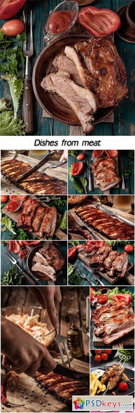 Dishes from meat, Grill