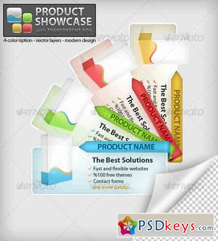 Product Showcase with Transparent Box 114596