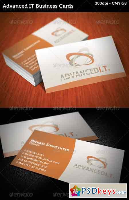 Advanced IT Business Cards 234017