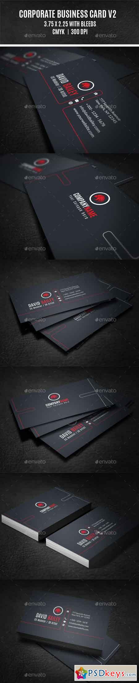 Corporate Business Card V2 9193675