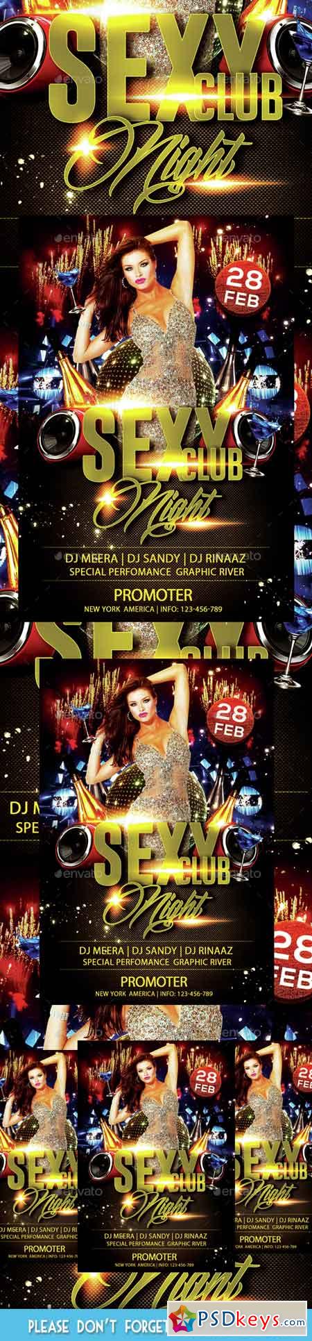 Sexy Club Night Party Flyer 14541207