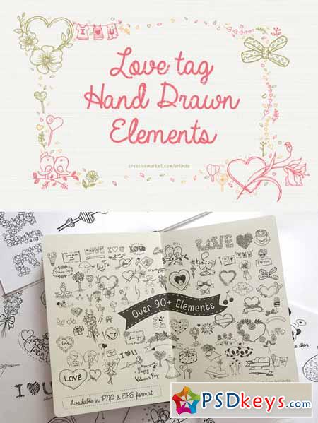 Love Tag - Hand Drawn Elements 507722