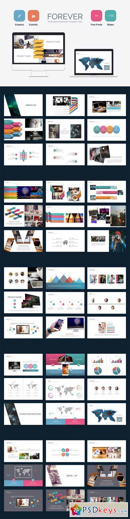 Forever Powerpoint Template 507034