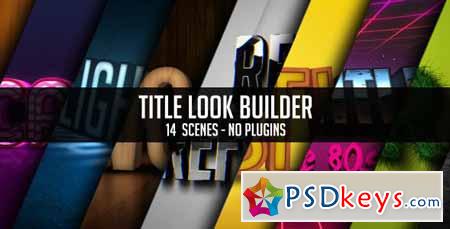 Title Look Builder - After Effects Projects