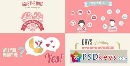 The Two Of Us Love Story Timeline & Save The Date - After Effects Projects