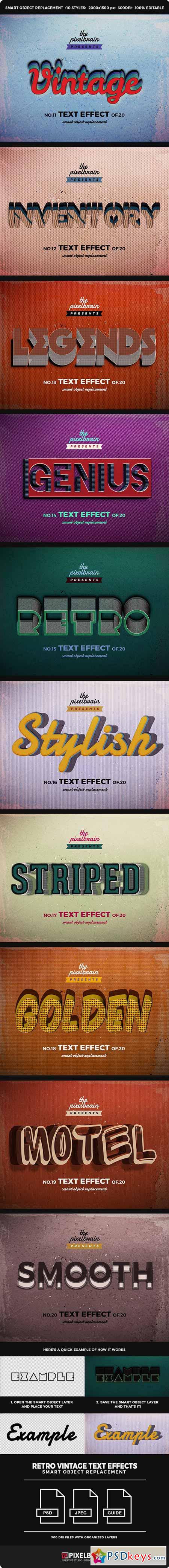 Retro Vintage Text Effects Vol. 2 14366428