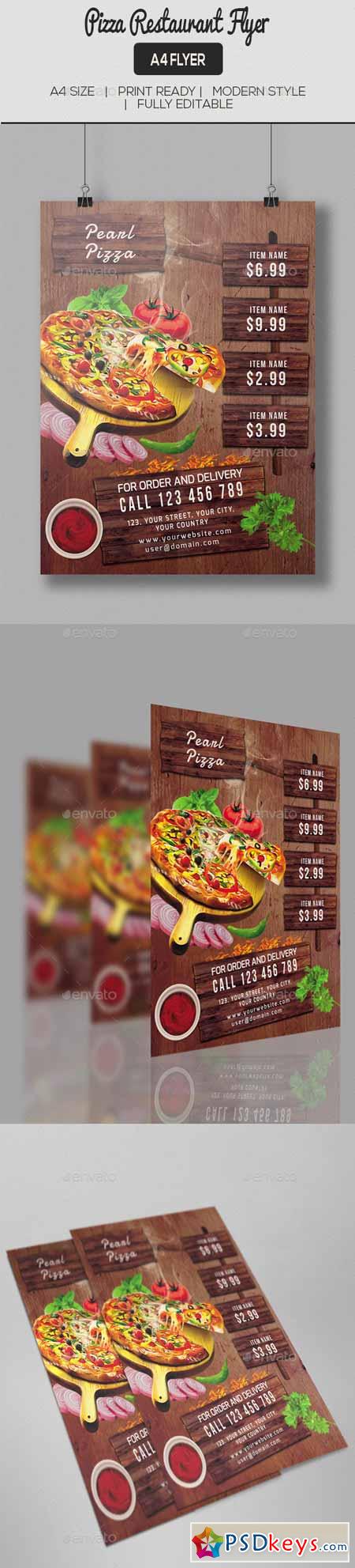 Pizza Restaurant Flyer 11657805