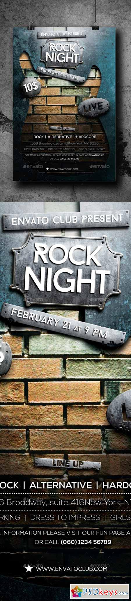 Rock Night Flyer 10398588