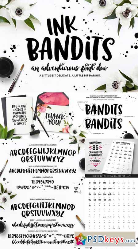 Ink Bandits Font Duo 506811