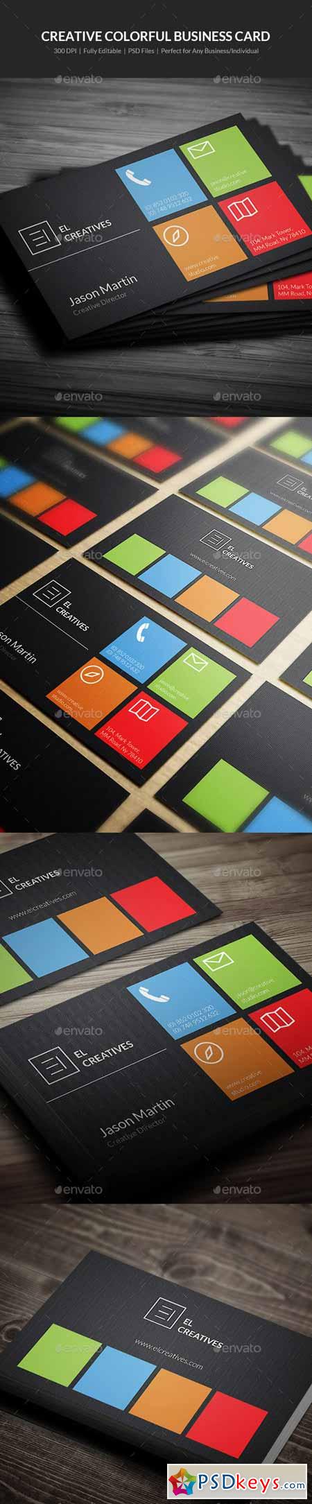 Creative Colorful Business Card - 02 13198500