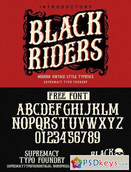 Black Riders Font