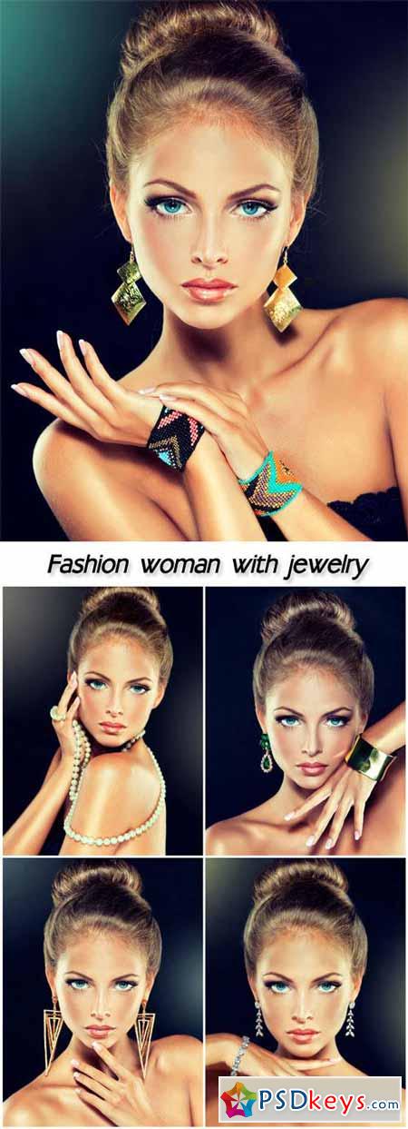 Fashion woman with jewelry