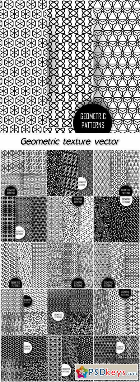 Geometric seamless texture vector