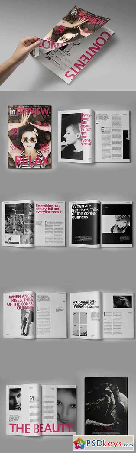 Indesign Magazine Template 100549