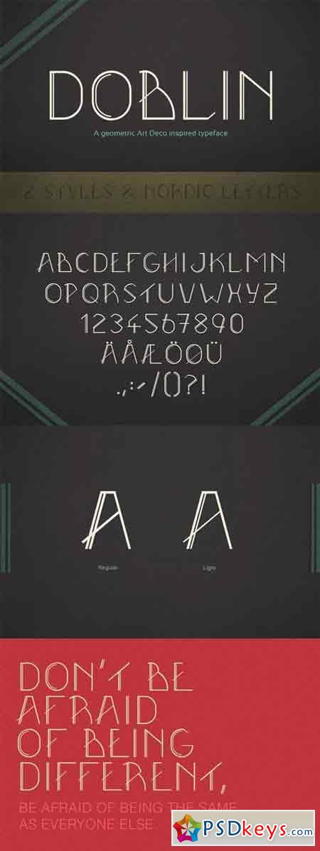 Doblin Typeface (2 Styles) 512683