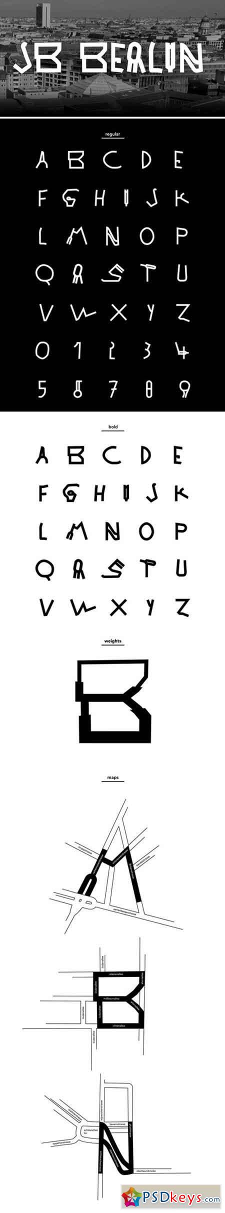 JB Berlin typeface