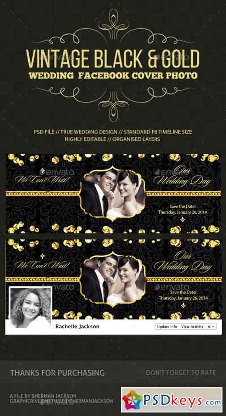 Wedding Save the Date Facebook Cover Photo 14695631