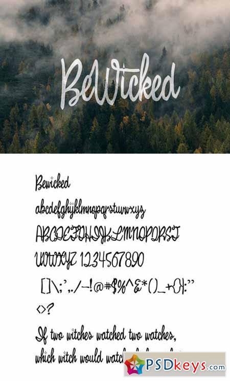 BeWicked Font